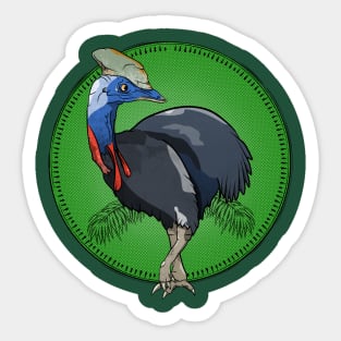 Cassowary Bird Sticker